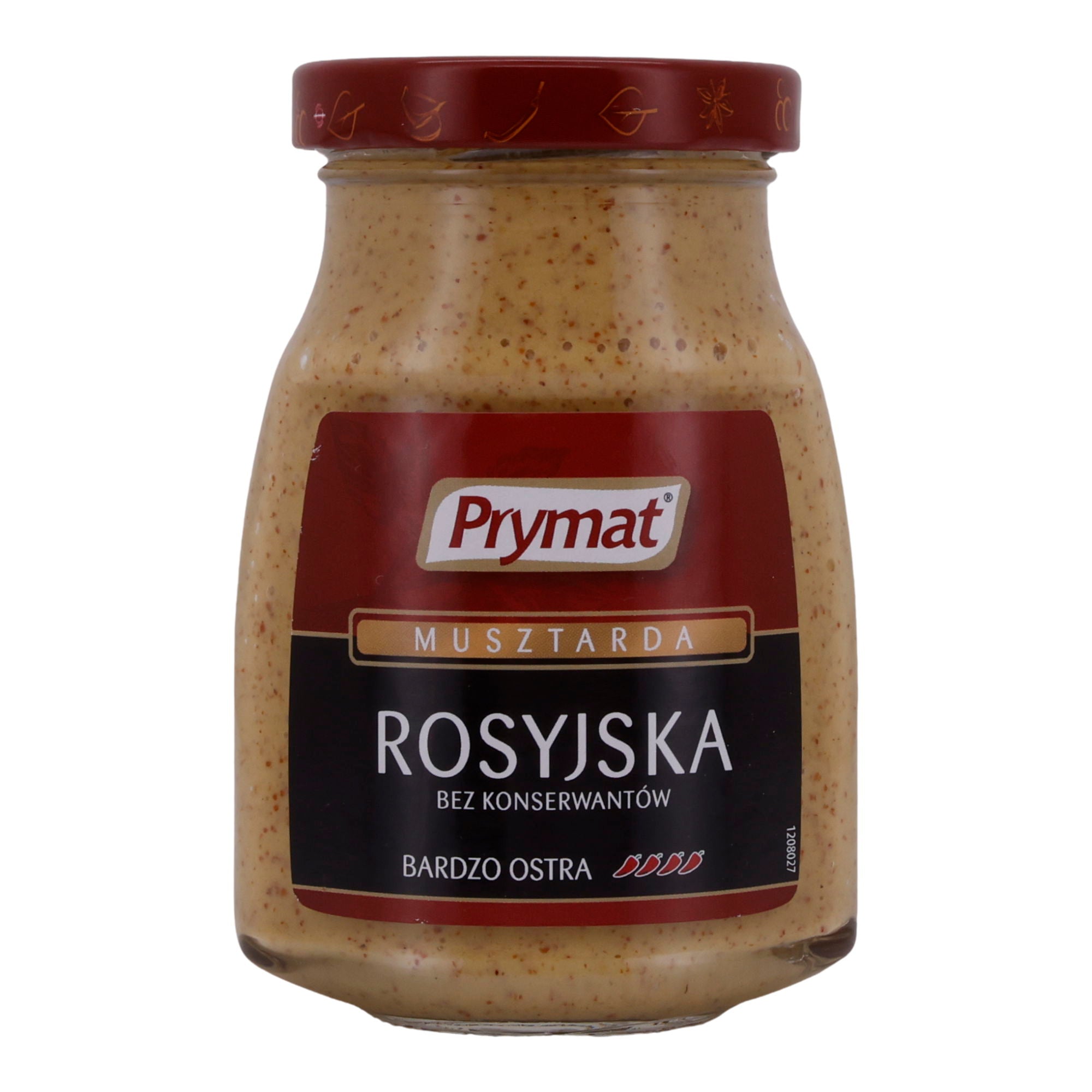 Russische Senf Prymat | Senf | Sehr scharf, grobkörnig | 165ml PRYMAT